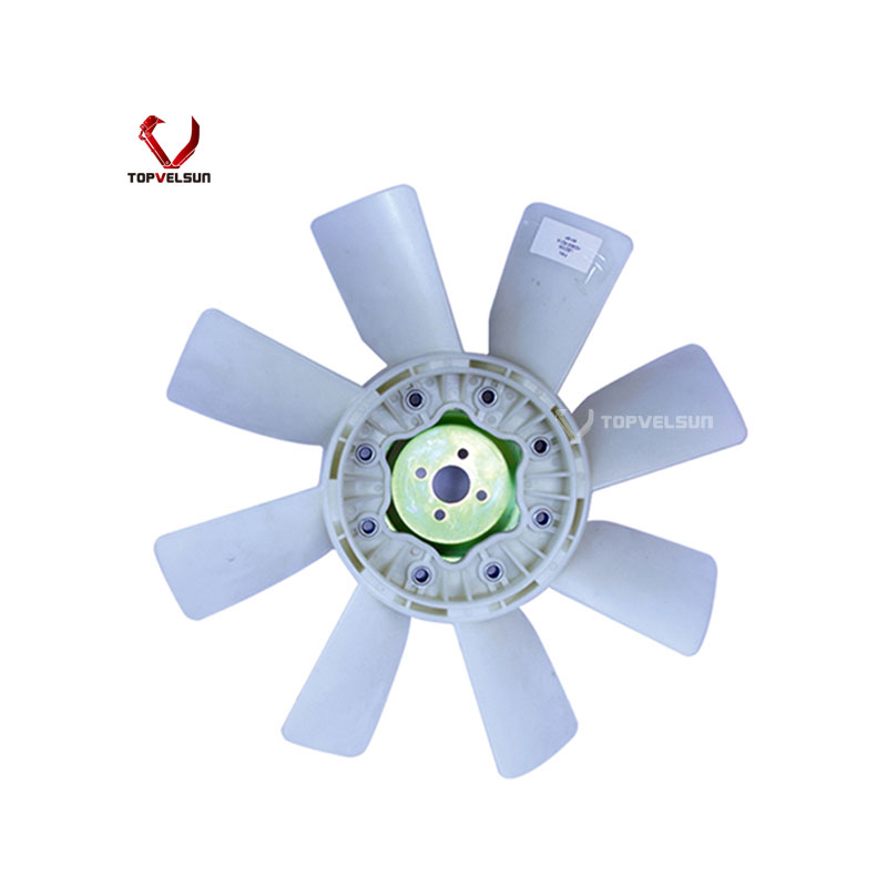 HD800 6D14 Excavator Radiator Diesel Engine Plastic Cooling Fan Blade ME039960