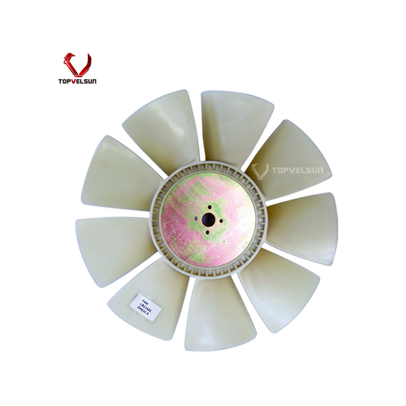 DH220-5 Excavator Radiator Diesel Engine Plastic Cooling Fan Blade