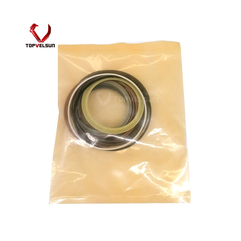 VLS SK200 SK210 Excavator Repair Kits Boom Cylinder Seal Kit 2438U1105R500 120x80