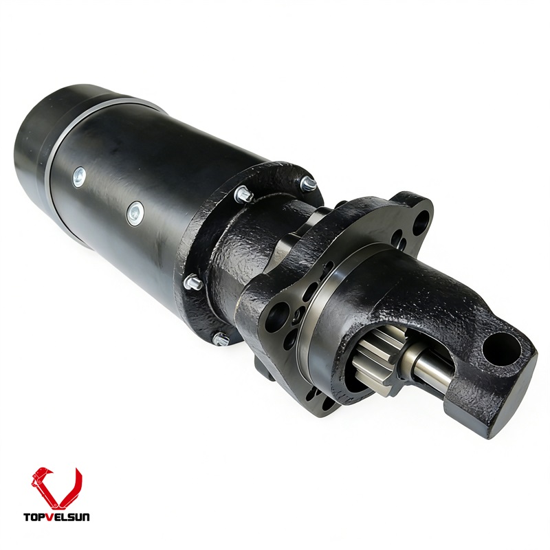 Caterpillar starter motor 207-1556 aftermarket replacement front view