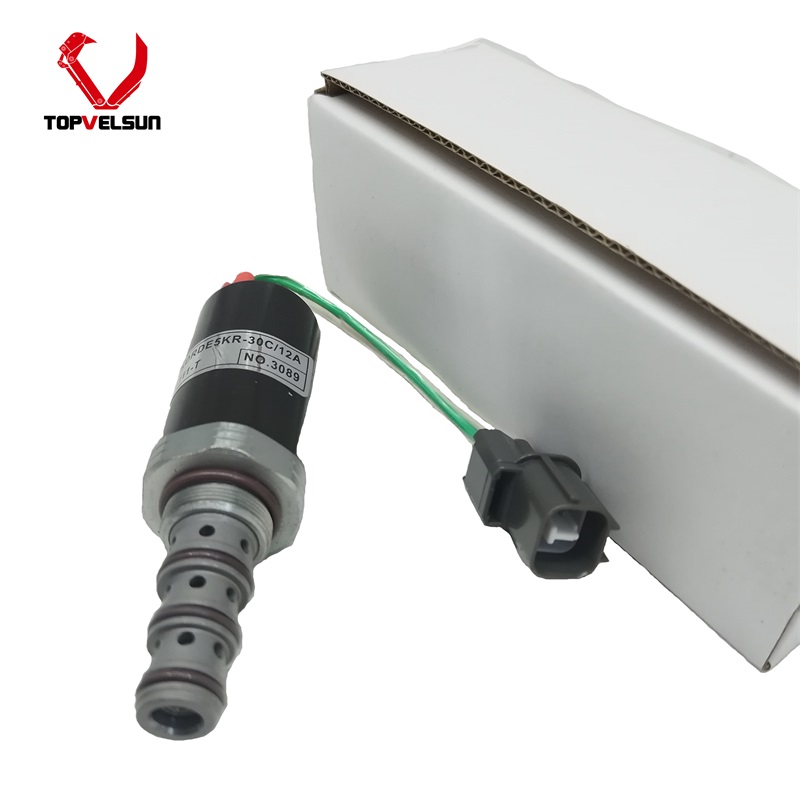 YN35V00004F1 KDRDE5K-20/30C12A-111 Hydraulic Booster Solenoid Valve for Kobelco SK120-2 SK200-8 SK250-6E