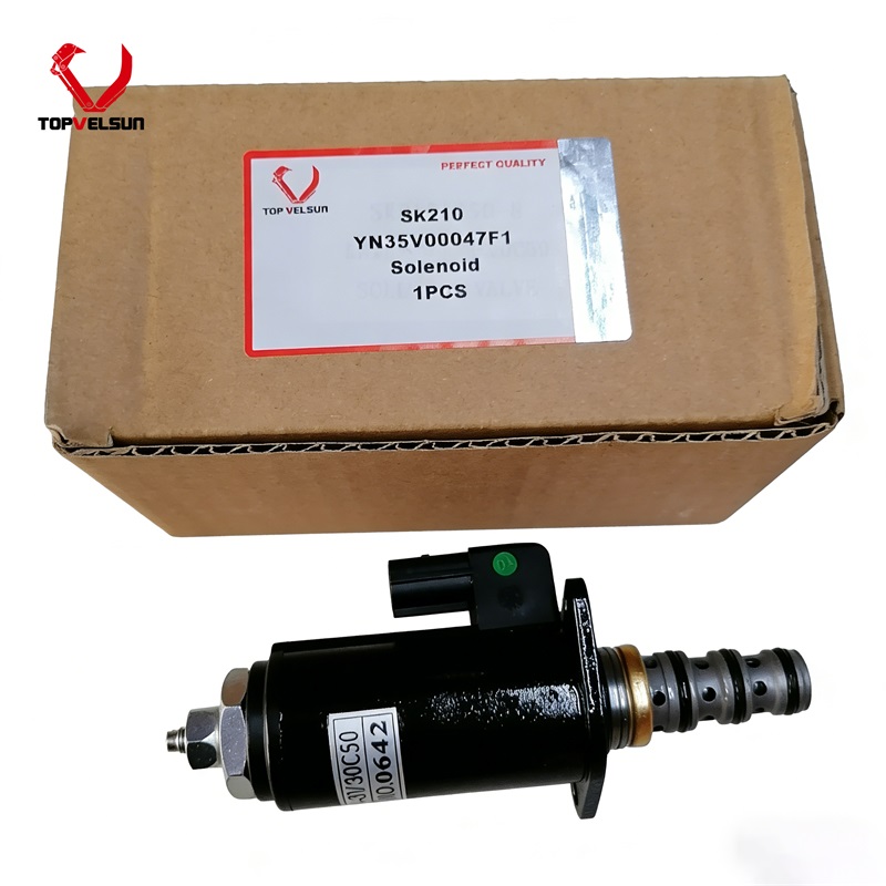 YN35V00047F1 KDRDE5K-31/30C50-121 Stop Solenoid Valve for kobelco SK200-8 SK210LC-8
