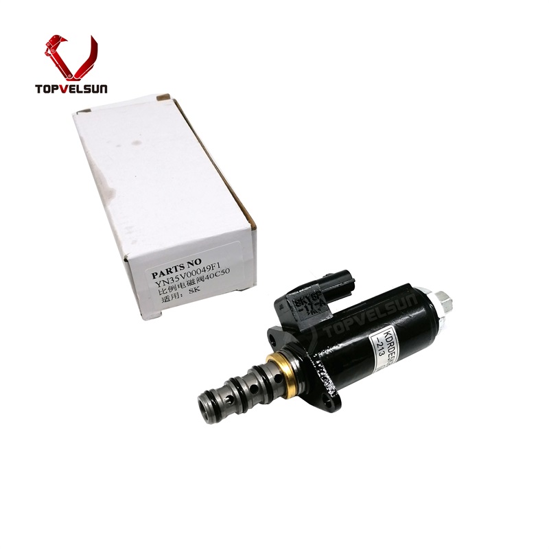 YB35V00049F1 YN35V00049F1 Cylinder Extension Solenoid Valve for Kebelco SK200-8 SK350-8 SK485-8