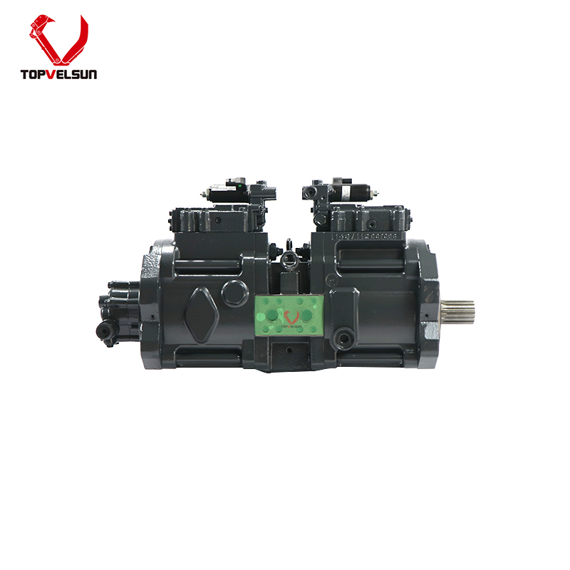 Volvo EC250D hydraulic pump assembly replacement
