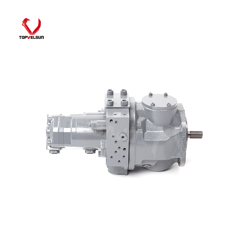 Volvo ECR58 compact excavator hydraulic pump replacement