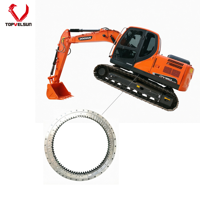 Doosan DX150 exact replacement slewing ring 140109-00050