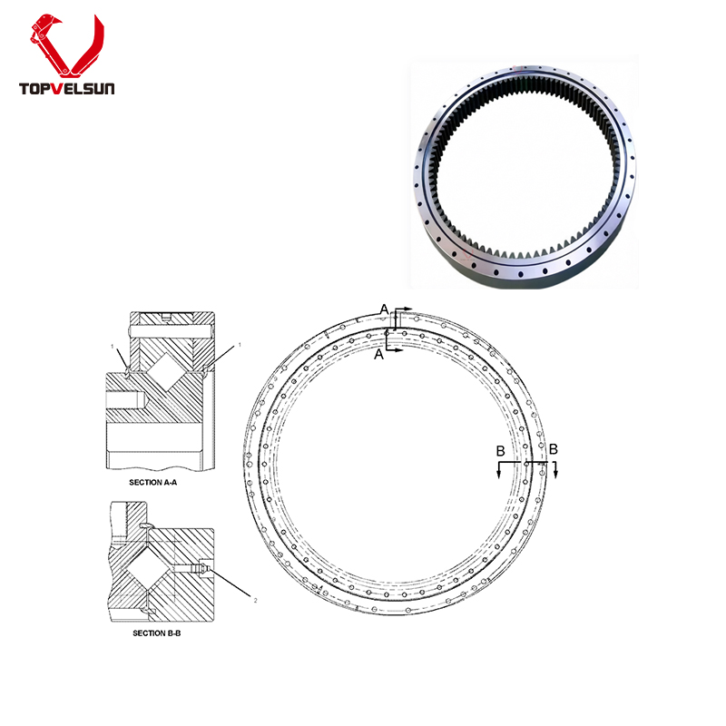 199-4559 aftermarket swing circle replacement for Cat 330C