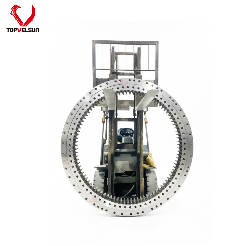 Caterpillar 345D upper structure rotational bearing upgrade