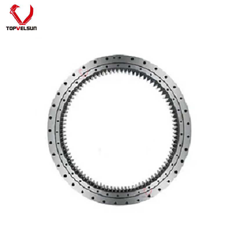 Hitachi EX60G upper structure rotational bearing replacement