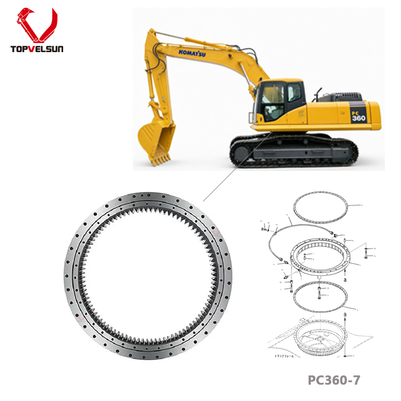 Exact drop in 207-25-61100 aftermarket swing gear assembly