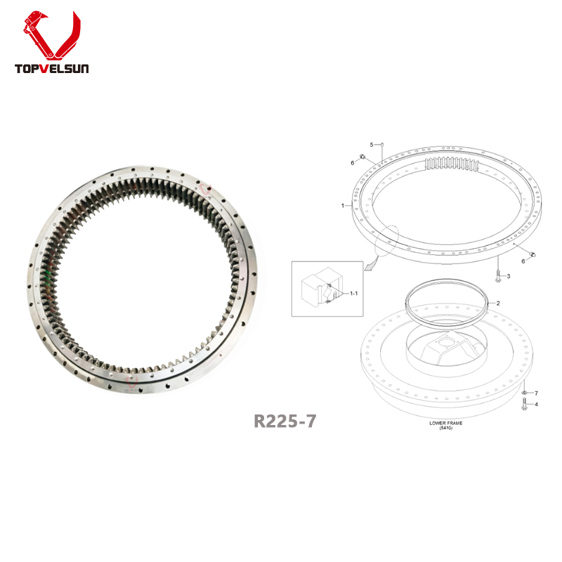 81qb-01021 Swing Bearing for Hyundai HX480L, HX520L
