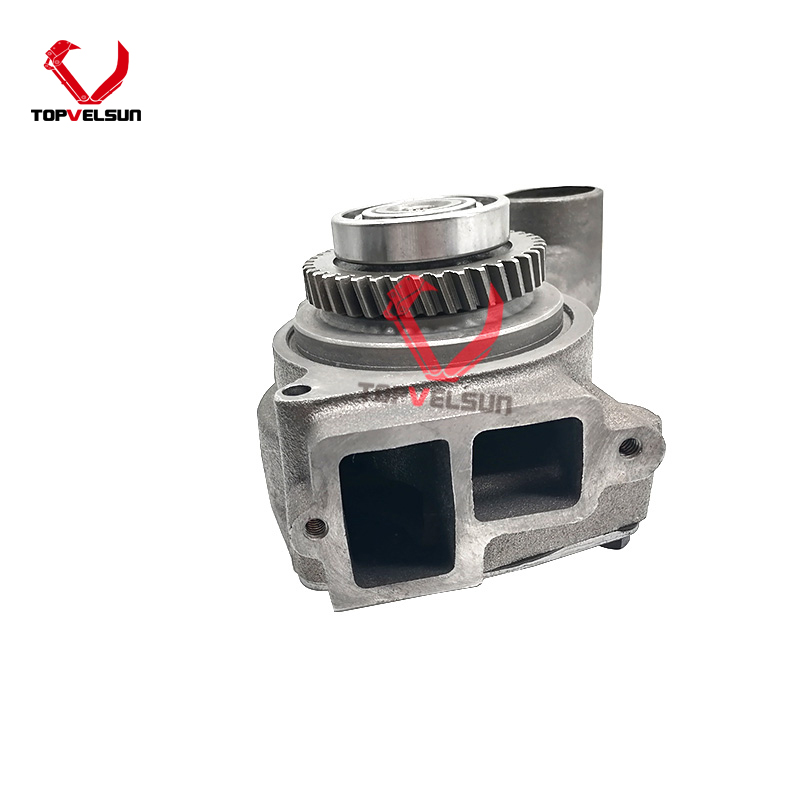 Cast iron housing and impeller detail of Cat 3406B water pump
