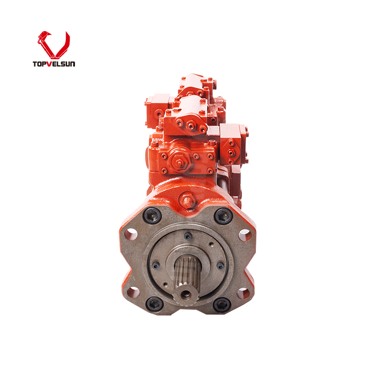 H3V112DTK main pump hydraulic regulator and valve detail