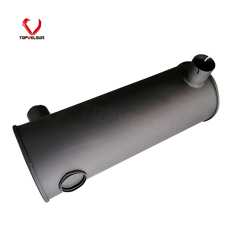 Fuel efficient exhaust silencer assembly KSH0948 internal baffles