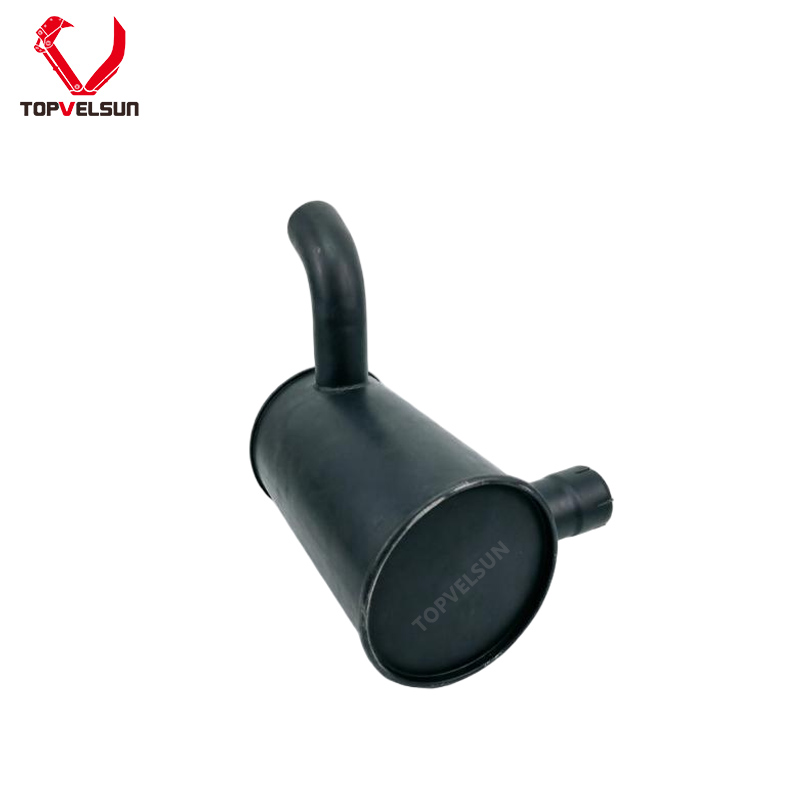 SAA6D102E-2 engine muffler 6738-11-5510 90mm pipe connection detail