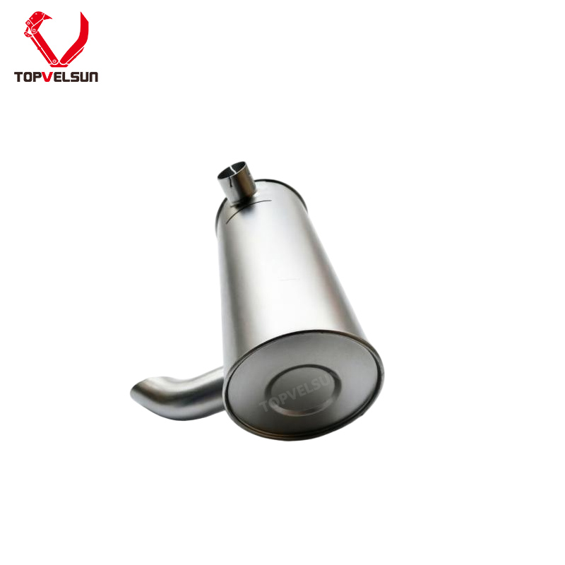 Hitachi ZX240-3 muffler 4416602 inlet flange connection detail