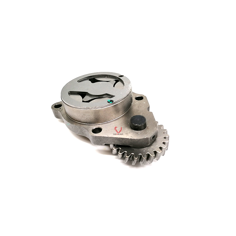 Hyundai R210LC-7 excavator engine oil pump replacement 4935792