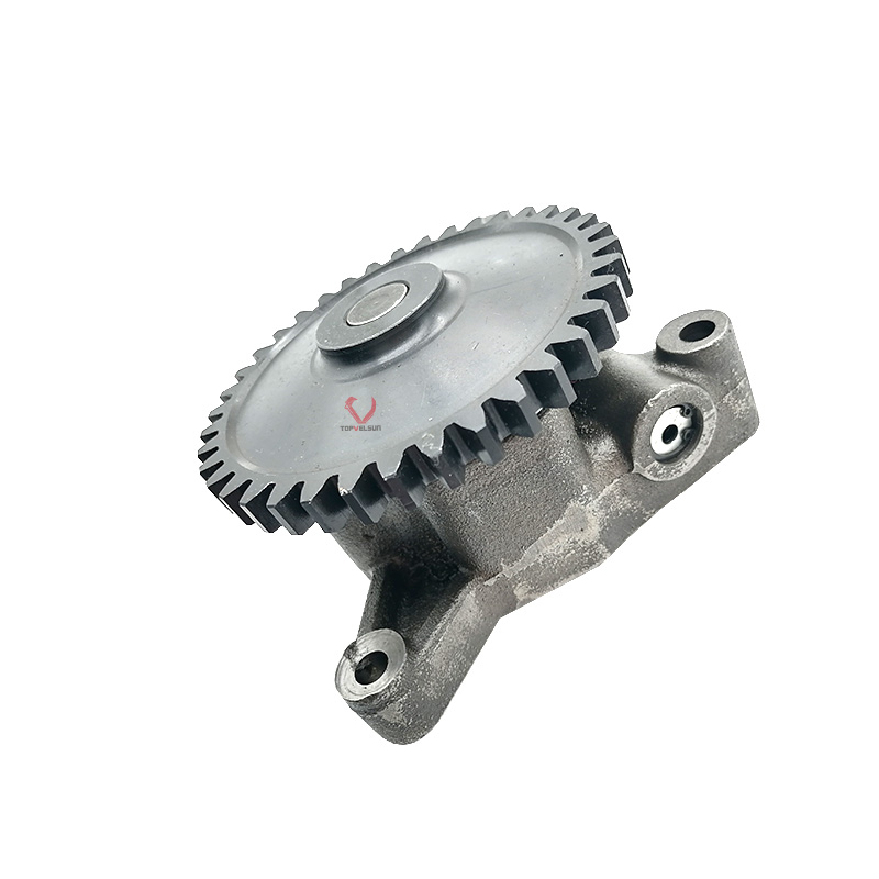 Komatsu GD505A-2 motor grader oil pump replacement 6136-51-1002