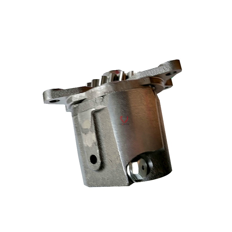 Komatsu WA470-3 heavy wheel loader oil pump replacement 6151-51-1005