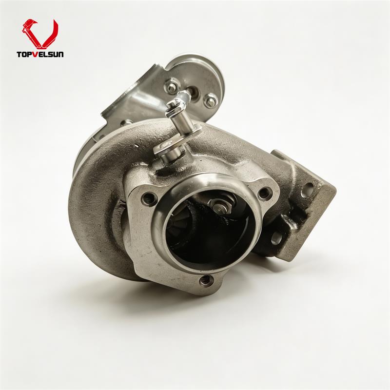 GT2052S turbocharger compressor housing and actuator detail
