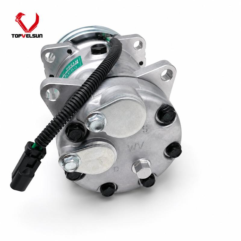 14649606 A/C compressor with double-groove clutch pulley