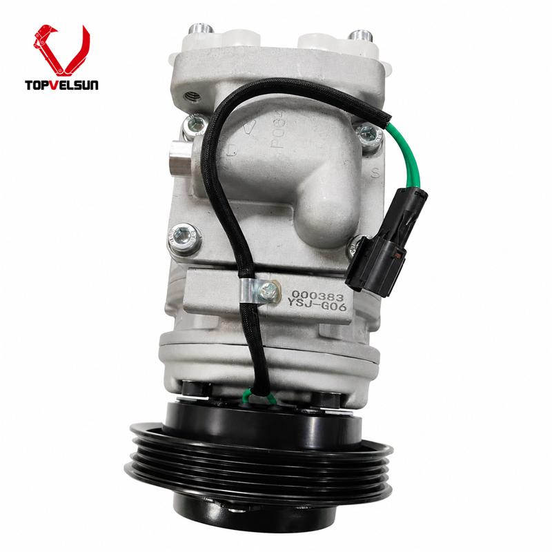 24V A/C compressor electrical connector and mounting bracket