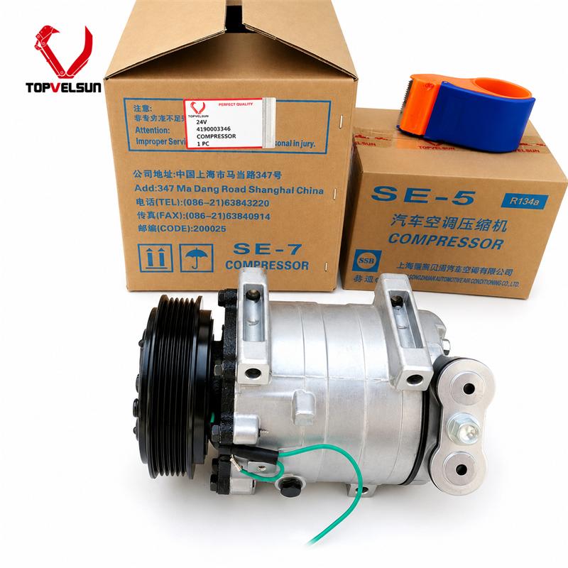 4190003346 R134a Air Conditioning Compressor for LGMG MT86H Mining Truck