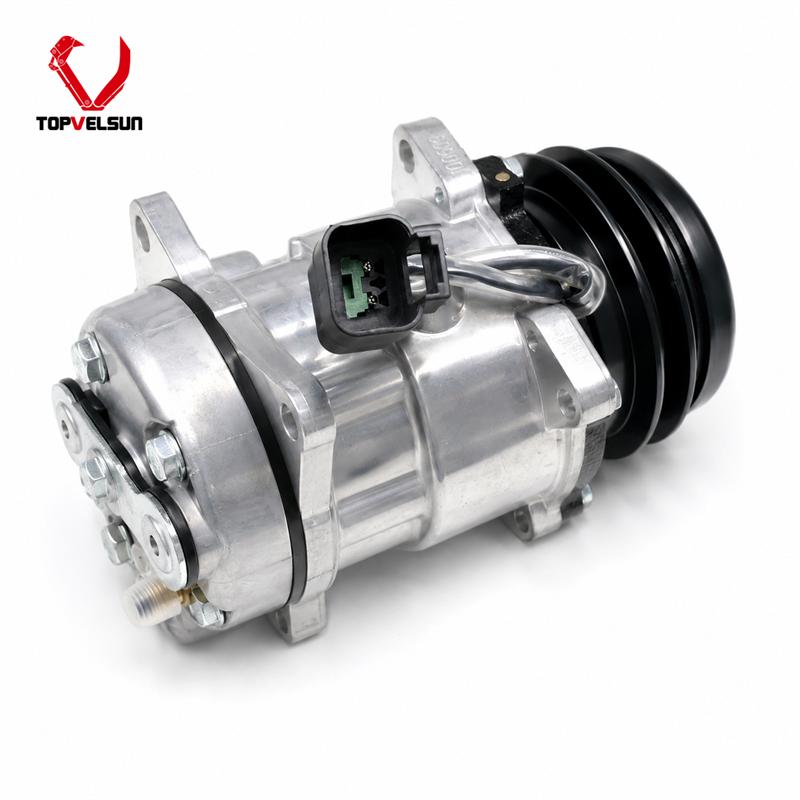 422-6493 air conditioning compressor with single V-groove pulley