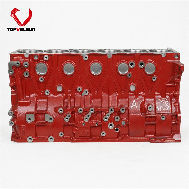 11401-E0201 J08E engine block six cylinder bore view