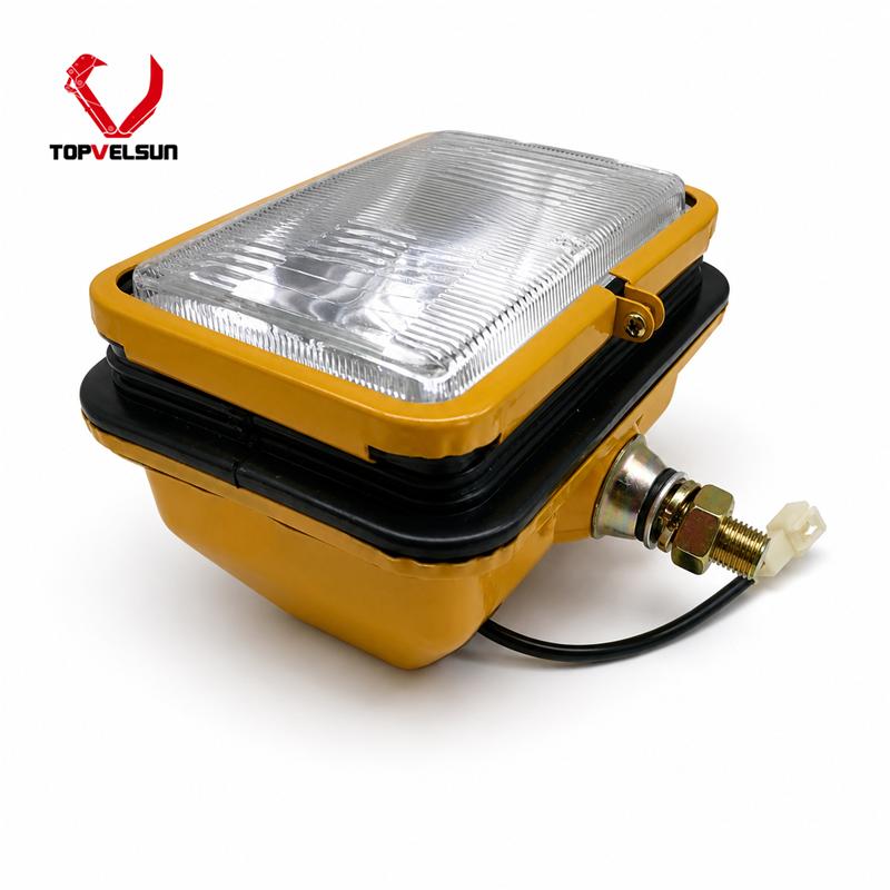 Komatsu PC200-5 work lamp 203-06-56140 front lens view