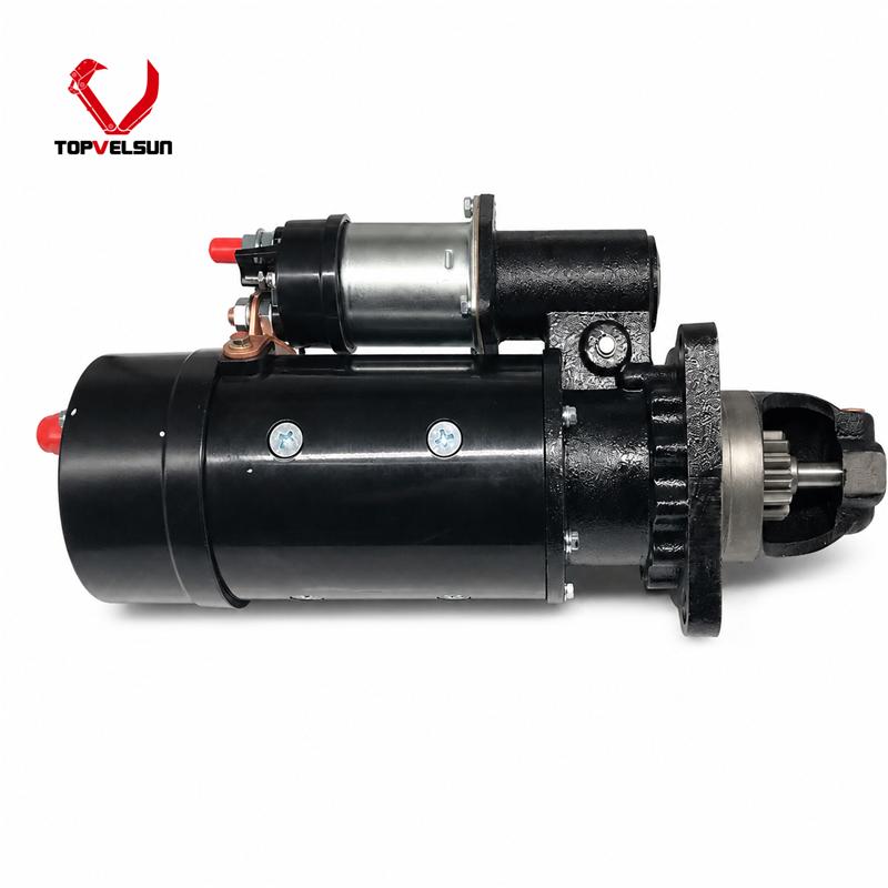 CAT 0R-7757 starter motor pinion and solenoid detail