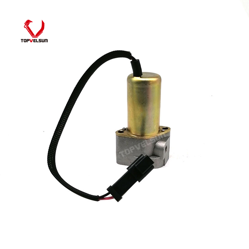 7022107610 Komatsu hydraulic solenoid valve with wire connector