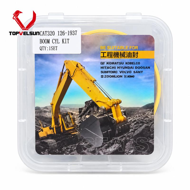 126-1937 Boom Cylinder Seal Kit 85mm Rod 120mm Bore for Caterpillar 320B Excavator