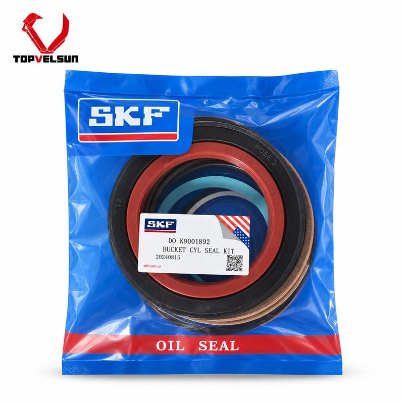 K9001892 Bucket Cylinder Seal Kit 80mm Rod 120mm Bore for Doosan Excavator DX225LC DX210W